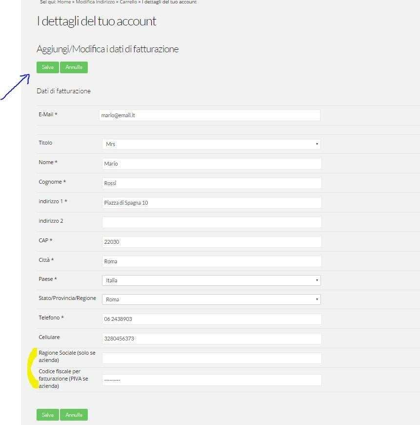 Rechnungsdaten – wie auszufüllen