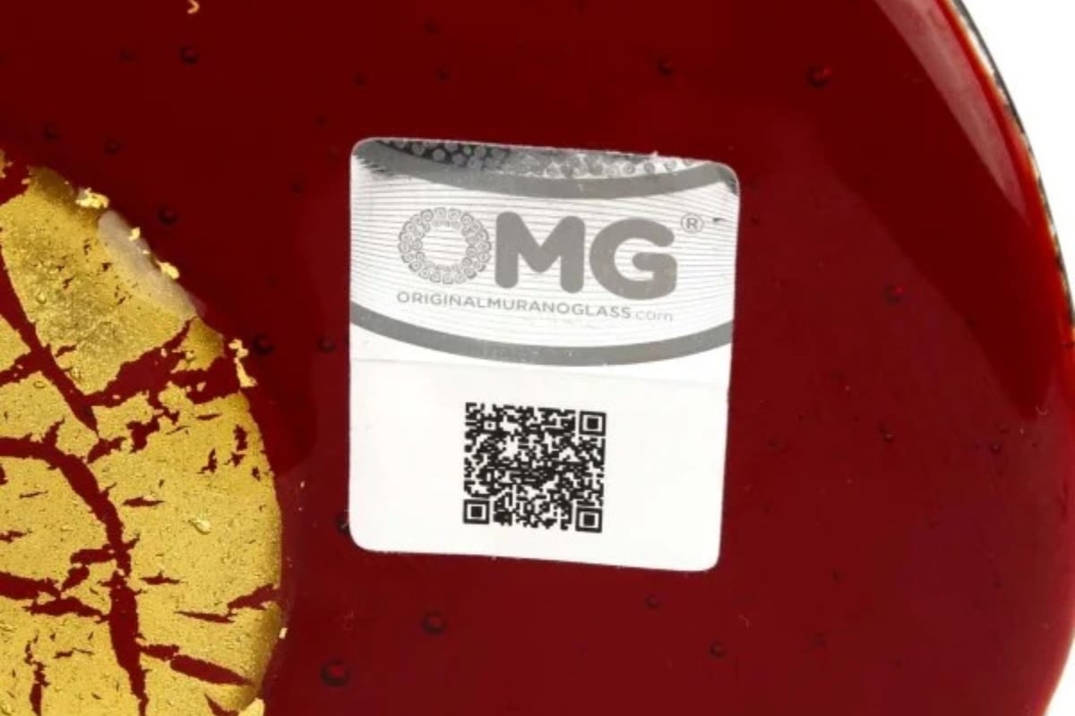 Echtheitszertifikat für den Kronleuchter „Murano Rezzonico“