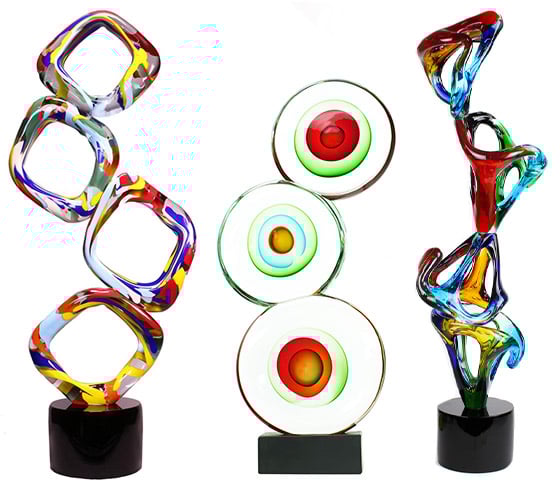 Großskulpturen, Kunstwerke aus Glas