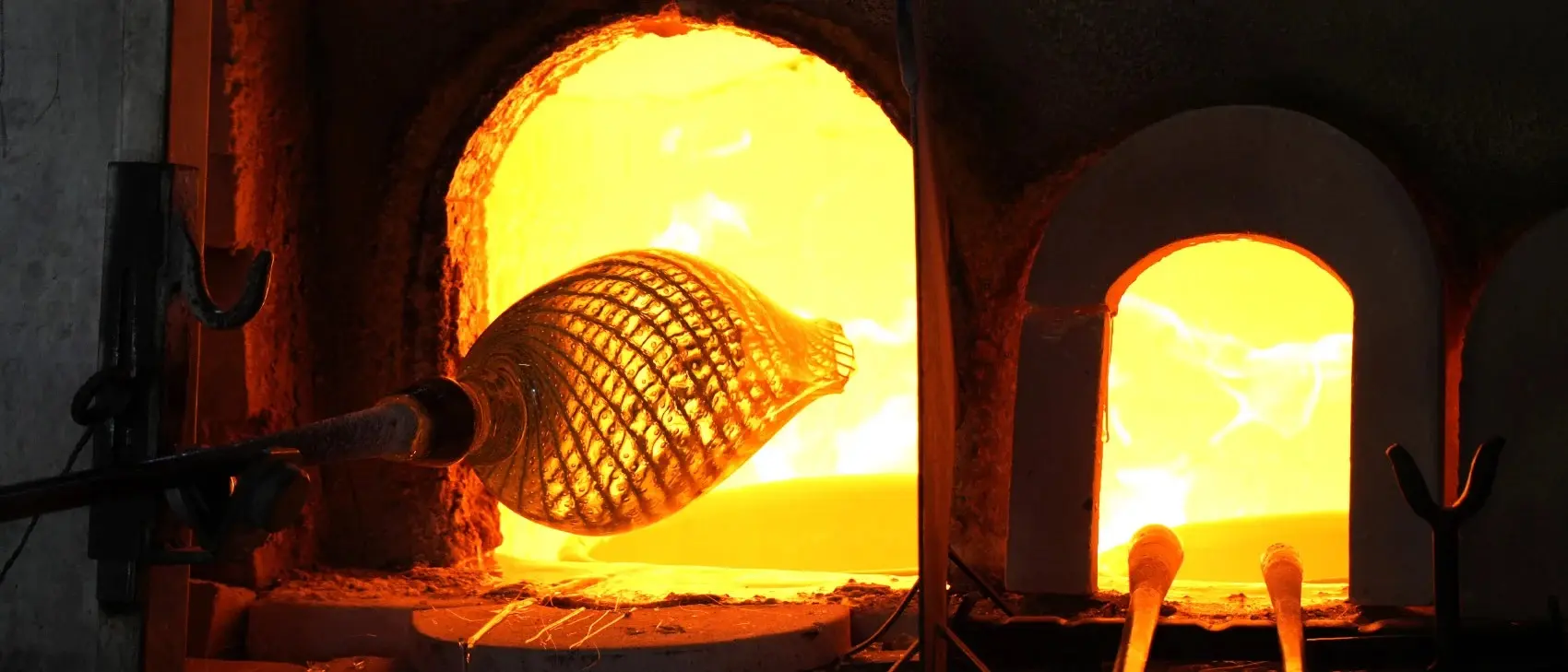 Original-Vase aus Murano-Glas, hergestellt in der Manufaktur