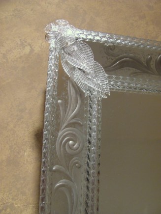Dream - Venetian Mirror - Murano Glass silver