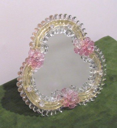 Flowers Re Davide Table Mirror Venetian - Murano glass