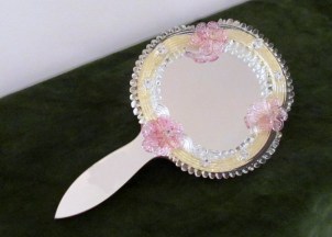 Hand Mirror Contessa Venetian - Murano glass