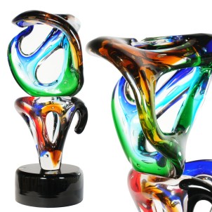 abstract_glass_double_sculpture_slimer_glass_color_original_murano_glass_omg