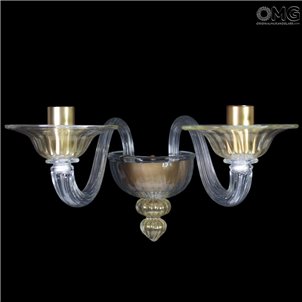 Wall lamp Imperiale Firenze - Liberty - Murano Glass - 2 lights