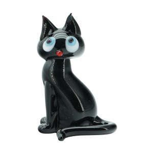 Le Chat noir  - Cat - Original Murano Glass OMG