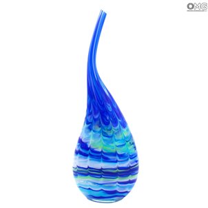 blaue_Missoni-Vase_Tropfenform_Murano-Glas_1