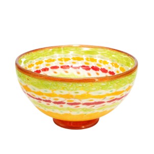 Bowl millefiori Sengei - Multicolors - Original Murano Glass OMG