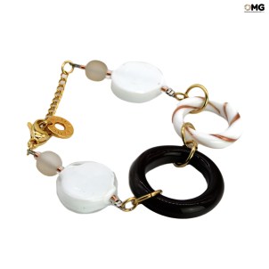 Peros Bracelet - white - Original Murano Glass