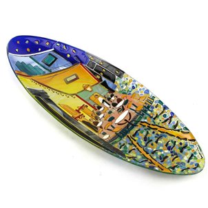 Die Caffe-Platte – Van-Gogh-Hommage – oval