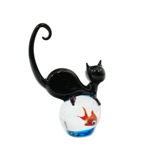 Katze_schwarz_Aquarium_Original_Murano-Glas_OMG