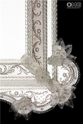 Cesar - Wall Venetian Mirror - Murano Glass