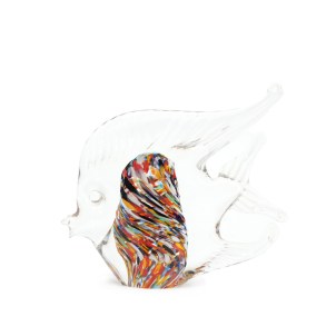 Fish moon Figurine - Multicolors Sommerso - Orginal Murano Glass OMG