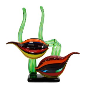Fische_Korallengrün__Original_Murano-Glas_omg