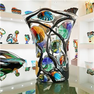 Giardino Fiorito - Vaso Soffiato - Original Murano Glass