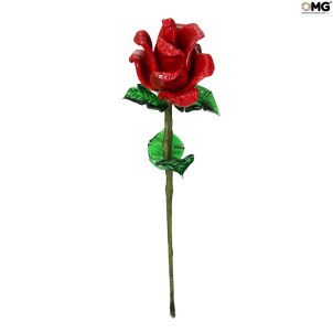 Blumen_Rose_Rot_Original_Murano-Glas_omg
