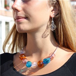 Giunone - Necklace Venetian Beads - Original Murano Glass OMG