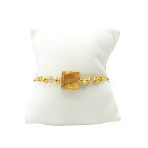 Bracelet Emily - Gold - Original Murano Glass OMG