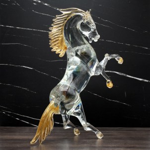 horse_gold_prancing__mustang_original_murano_glass_omg