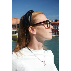 Set Genova – rosa – Original Murano-Glas OMG