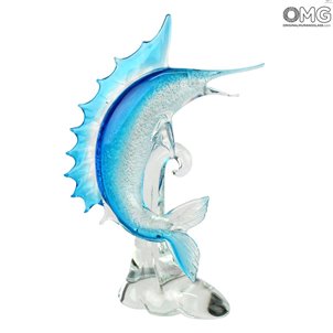 Swordfish figure - Original Murano Glass