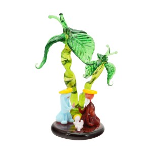 Christmas nativity scene with palm - Original  Murano Glass OMG