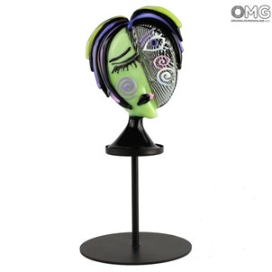 Tribute Picasso - Green - Murano Glass