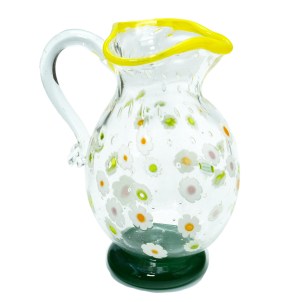 Bologna Pitcher - Murano Glass - Millefiori decoration