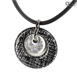 Double Pendant - White - Orignal Murano Glass OMG