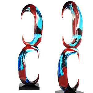 sculpture_cursl_red_glass_color_original_murano_glass_omg