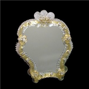 Flowers Re Carlo Table Mirror Venetian - Murano glass