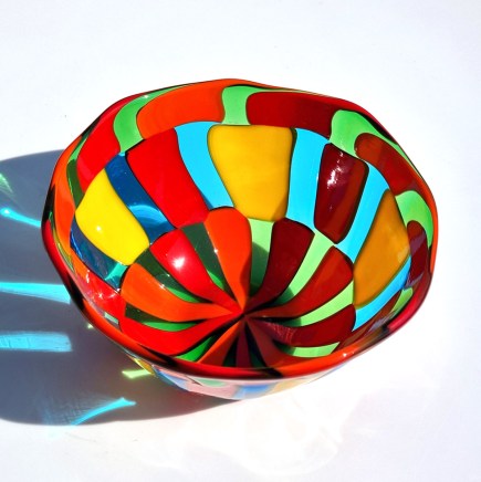 Puzzle-Schale – Mehrfarbig – Original Murano-Glas OMG 