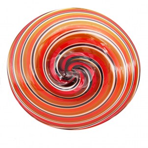 Plate Red Cannes - Original Glass Murano OMG