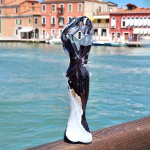 Lovers Sculpture - OneLove - Black and White