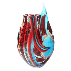 Vaso Soffiato Vulcano - Original Murano Glass - OMG