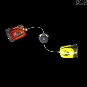 Deckenleuchte Chagall – 2-flammig – Original Murano-Glas