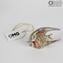Fischfigur – Murrine Millelfiori und Gold – Original Murano-Glas