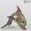 Delfinfigur aus Murrine und Gold – Tiere – Original Murano-Glas