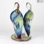 Armony Family - Sculpture in chalcedony - Original Murano Glass OMG