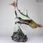 Hammerhead Shark - Sculpture in chalcedony - Original Murano Glass Omg