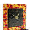 Tischuhr mit Ablage – Rot – Original Murano-Glas OMG