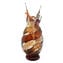Vase Sbruffi Pointy Passion Red & Amber - Murano Glass