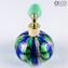 Bottle Perfume Atomizer Blue & Green Avventurine - Different sizes and Color - Murano Glass