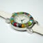 Unisex-Uhr – Weiß und Millefiori – Original Murano-Glas OMG
