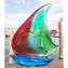 Segelboot „Wave“ – Glasskulptur