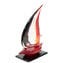 Sail Boat  - Glass sculpture - Original Murano Glass OMG