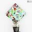 Flaschenverschluss aus Original-Murano-Glas OMG® + Geschenkbox
