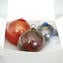 Set of 3 Christmas Balls - Color Mix - Murano Glass Xmas