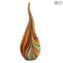 Missoni-Tropfenvase, mehrfarbig, Original-Murano-Glas, OMG®