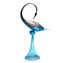 Cigno Azzurro - Scultura - Vetro di Murano Originale Omg